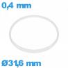 Glasdichtung I-Ring Hytrel 0,40 × 1,20 mm