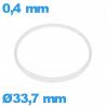 Hytrel I-ring crystal gasket 0.40 × 1.20 mm