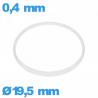 Glaspakking I-ring Hytrel 0,40 × 1,25 mm