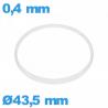 Joint de verre I-ring Hytrel 0,40 × 1,25 mm