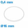 Joint de verre I-ring Hytrel 0,40 × 1,75 mm