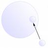 Round date magnifier (cyclops lens) for watch crystal