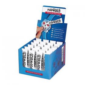 Caixa de 24 Polywatch + 500 toalhetes de microfibra, com expositor