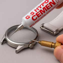 Cola de precisão GS Hypo Cement para vidro de relógio e joias