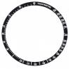 Inserto de bisel compatible con Omega Speedmaster negro y plata