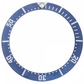 Inserto de luneta compatível Omega Seamaster azul 33,05 mm