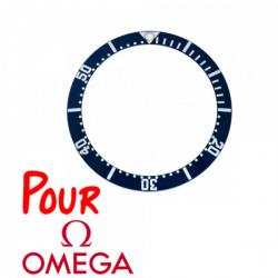 Lunette-inleg compatibel met Omega Seamaster marineblauw 38 mm