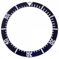 Inserto della lunetta compatibile Omega Seamaster blu navy 38 mm