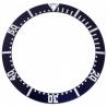 Inserto de bisel compatible con Omega Seamaster azul marino 38 mm