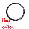 Insert de lunette compatible Omega Speedmaster céramique 39,70 mm