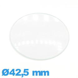 Cristal mineral abombado 42,5 mm para reloj de bolsillo Hunter