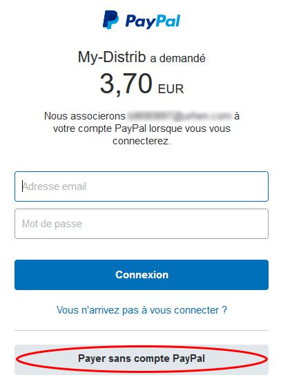 PayPal-Zahlungslink